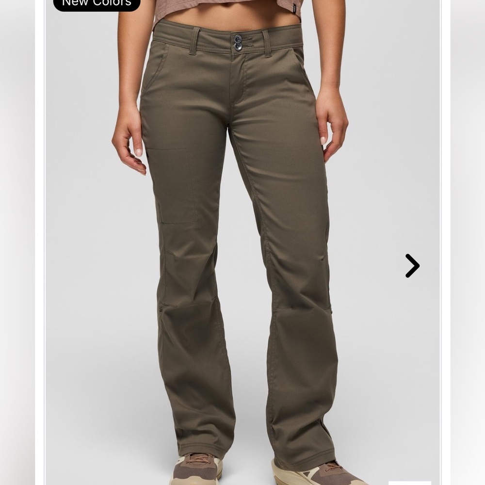 Prana Olive Green Boot-Cut Women's Pants